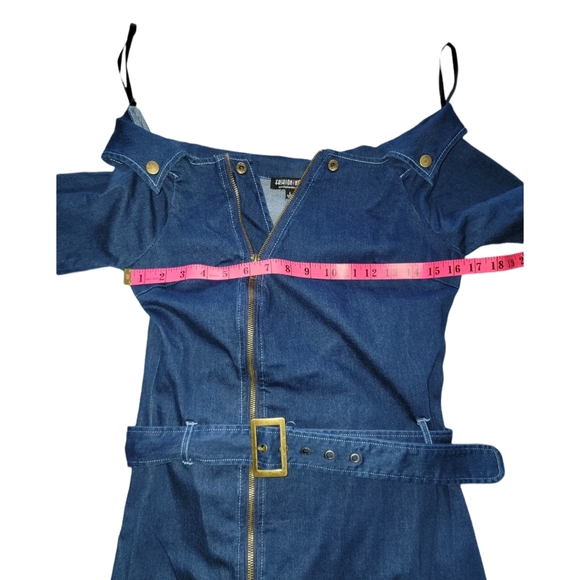 Fashion Nova Denim Dress - Picture 8 of 10